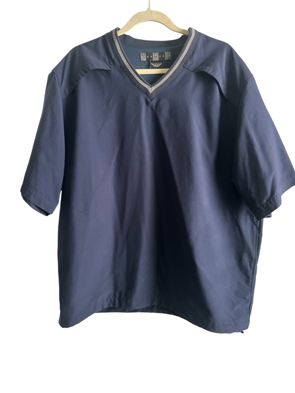 Nike Men's Navy Blue Golf Shirt Size Large